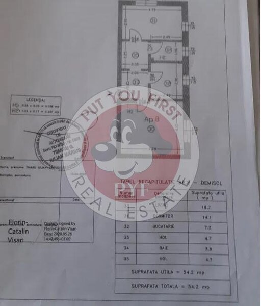 Chiajna | Apartament 2 camere | Decomandat | 54mp | B10541